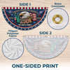 Custom Non-Pleated Fan Flag - Personalized America 250th Anniversary Gifts For Mom, Dad, Brother, Sister, Kids - Born To Celebrate Freedom