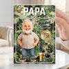 Custom Photo Toy Box Acrylic Plaque - Personalized Father's Day Birthday Gifts For Dad, Grandpa - Dad Mode Always Active
