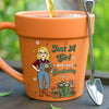 Custom Plant Pot Ceramic Mug - Personalized Birthday Garden Gifts For Gardeners - Her Favorite Backyard Escape
