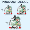 Custom Photo Acrylic Car Visor Clip - Personalized Father's Day Gifts For Dad, Grandpa - Drive Safe & Happy