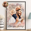 Custom Photo Vertical Poster - Personalized Father's Day Birthday Gifts For Dad, Grandpa - Dad Makes Every Day Special