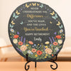 Custom Round Shaped Stone With Stand - Personalized Retirement Gifts For Women, Men - The Best Is Yet To Come