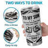 Custom Tumbler - Personalized Father's Day Birthday Gifts For Son - My Son My Greatest Adventure