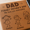 Custom Charging Mat - Personalized Father's Day Birthday Gifts For Dad, Grandpa - Forever Proud Of Dad