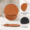 Custom Photo Leather Mouse Pad - Personalized Father's Day Birthday Gifts For Dad, Grandpa - Dad Makes Every Memory Better