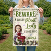Custom Flag - Personalized Birthday Garden Gifts For Gardeners - Greeting You With Fresh Blooms