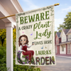Custom Flag - Personalized Birthday Garden Gifts For Gardeners - Greeting You With Fresh Blooms