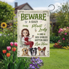 Custom Flag - Personalized Birthday Garden Gifts For Gardeners, Dog Lovers - Her Spoiled Pups, Her Paradise