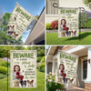 Custom Flag - Personalized Birthday Garden Gifts For Gardeners, Dog Lovers - Her Spoiled Pups, Her Paradise