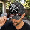 Custom Hat, All Over Print Classic Cap - Personalized Birthday Gifts For Dad, Grandpa - Grandpa Love Stands Tall