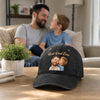 Custom Photo Cap - Personalized Father's Day Birthday Gifts For Dad, Grandpa - Thankful For Dad Every Day