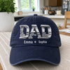 Custom Cap - Personalized Father's Day Birthday Gifts For Dad, Grandpa - Forever My Greatest Hero
