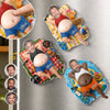 Custom Photo Dad Bod Belly Squishy Acrylic Fridge Magnet – Personalized Father's Day Funny Gifts For Dad, Grandpa – Vacation Mode