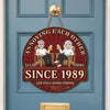 Custom Wood Sign - Personalized Anniversary Wedding Gifts For Husband And Wife, Him And Her - Laughter, Wrinkles And True Love