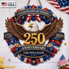 Custom Wood Sign - Personalized America 250th Anniversary Gifts For Mom, Dad, Brother, Sister, Kids - Strength That Stands The Test Of Time