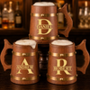 Custom Wooden Barrel Beer Mug - Personalized Birthday Gifts For Men, Dad, Brother, Grandpa, Husband - Classic Never Out Of Style