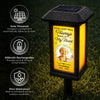 Custom Photo Solar Garden Light - Personalized Memorial Sympathy Gifts For Loss Of Mom, Dad - Always Loved Never Forgotten