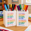 Custom Kids Brick-Style Pen Holder - Personalized Back To School Gifts For Kids - Ready To Learn And Grow