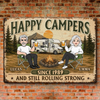 Custom Home Decor Metal Sign - Personalized Anniversary Wedding Camping Gifts For Campers, Husband And Wife, Him And Her - Still Rolling Strong