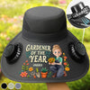Custom Hat With Fans Solar Power - Personalized Birthday Garden Gifts For Gardeners - Best Gardener On Earth