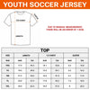 Custom Mexico World Football Youth Soccer Jersey - Personalized Birthday Gifts For Kids, Football Lovers, Sports Fans, Sports Lovers - Watch Out, Goalkeeper