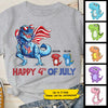 Happy 4th Of July - Gift For 4th Of July - Personalized Unisex T-Shirt
