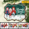 You Are My Person - You Will Always Be My Person - Personalized Custom Benelux Shaped Wood Christmas Ornament