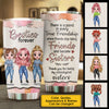 Because Of You, I Smile A Lot More - Personalized Tumbler