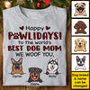Happy Pawlidays - We Woof You - Personalized Unisex T-Shirt, Hoodie, Sweatshirt