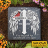 It's A Long Walk, But Our Paths Will Cross Again - Personalized Memorial Stone, Human Grave Marker - Memorial Gift, Sympathy Gift