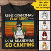 Real Grandmas Go Camping - Personalized Unisex T-Shirt