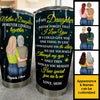 Mother & Daughter Forever Linked Together - Personalized Tumbler - Gift For Daughter