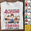 This Is What An Awesome Grandma Looks Like - Gift For Mom, Grandma - Personalized Unisex T-shirt, Hoodie