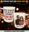 I Adore You And Love Every Part Of You - Personalized Mug
