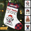 Dear Santa I've Been A Very Good Pet - Christmas Dogs & Smiling Cats - Personalized Christmas Stocking