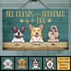 All Guests Must Be Approved By The Dog - Personalized Rectangle Sign