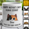 Your Tiny Furry Overlord Happy Mother's Day - Gift For Mother's Day - Personalized Mug