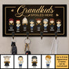 These Grandkids Spoiled Here - Personalized Key Hanger, Key Holder - Gift For Grandma