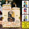 Best Friends Are Hard To Find - Gift For Bestie - Personalized Candle Holder