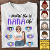 Rocking That Mama Nana Life - Gift For Mom, Grandma - Personalized Unisex T-shirt, Hoodie