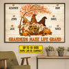 Grandkids Make Life Grand - Personalized Horizontal Poster