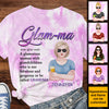 Glam-ma A Glamorous Woman With Grandchildren - Gift For Mom, Grandma - Personalized Unisex All-Over Printed T-Shirt