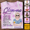 Glam-ma A Glamorous Woman With Grandchildren - Gift For Mom, Grandma - Personalized Unisex All-Over Printed T-Shirt