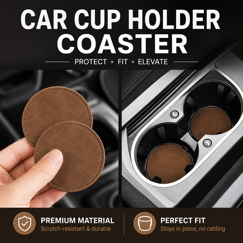 Leather Car Coasters
