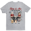 Just You, Me & These Fur Babies In Our Home, That's Pawfect - Couple Personalized Custom Unisex T-shirt, Hoodie, Sweatshirt - Gift For Couples, Pet Owners, Pet Lovers