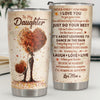 Remember My Little Girl, Life Is About Learning To Dance In The Rain - Tumbler - To My Daughter, Gift For Daughter, Daughter Gift From Mom, Birthday Gift For Daughter