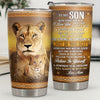 To My Son Never Forget How Much I Love You And That I Always Will - Tumbler - To My Son, Gift For Son, Son Gift From Mom, Birthday Gift For Son