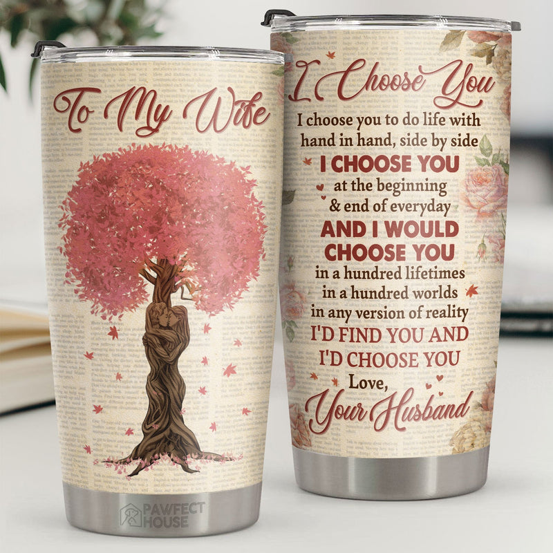 Every Love Story Is Beautiful But Ours Is My Favorite - Tumbler - Gift For Couples, Husband Wife