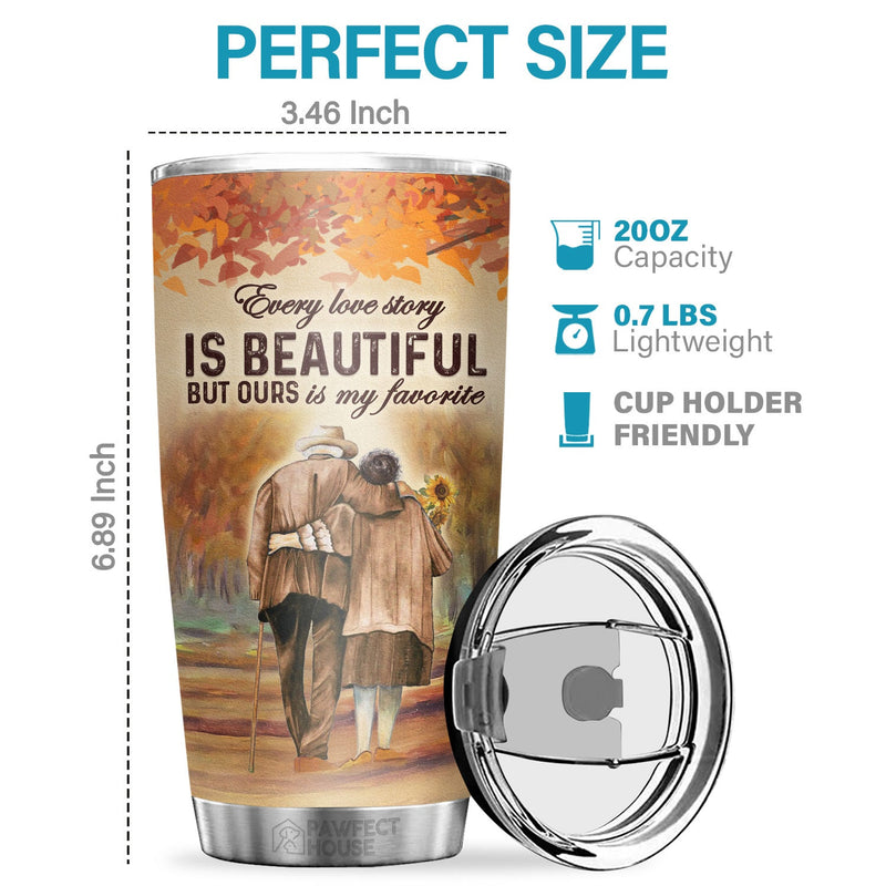 To My Wife I Choose You At The Beginning And End Of Everyday - Tumbler - To My Wife, Gift For Wife, Anniversary, Engagement, Wedding, Marriage Gift