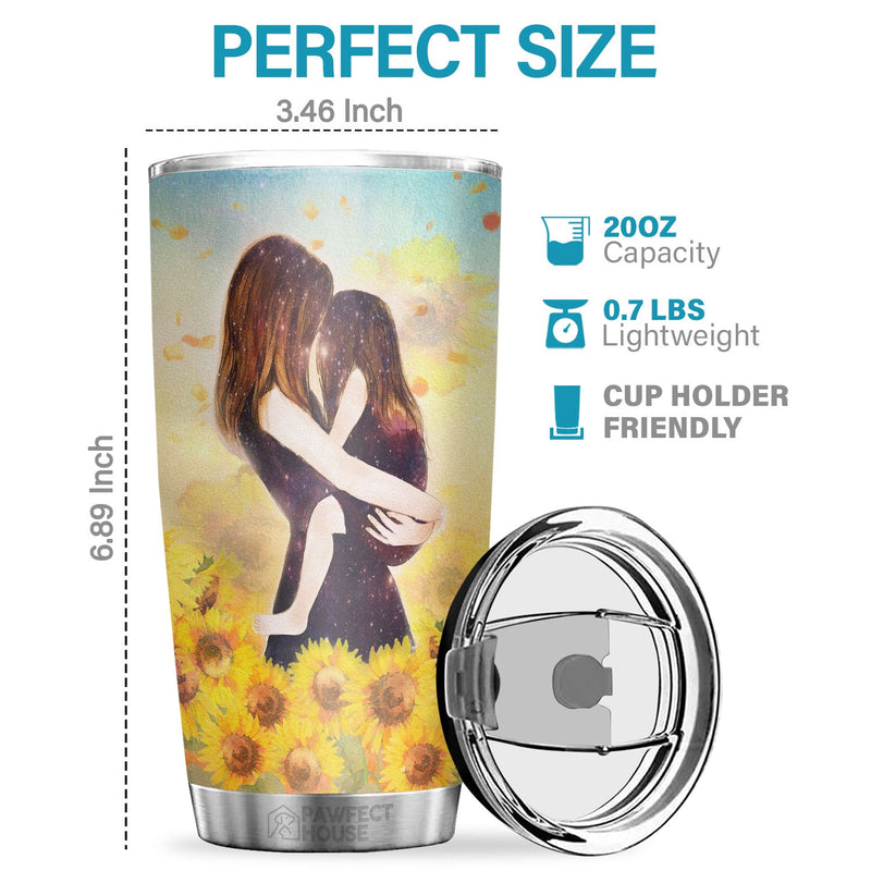 When I Asked God For An Angel, He Sent Me You - Tumbler - To My Daughter, Gift For Daughter, Daughter Gift From Mom, Birthday Gift For Daughter